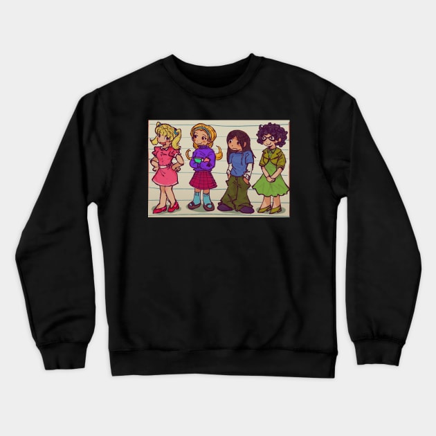 Teen girl squad! Crewneck Sweatshirt by xxlisagamerxx